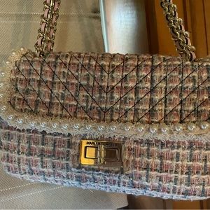 Karl Lagerfeld tweed bag